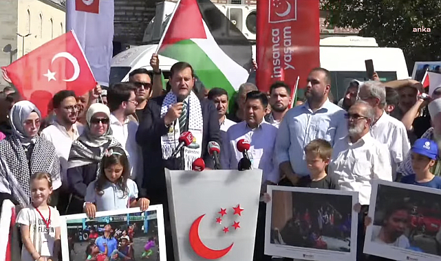 Saadet Partisi'nden, Haniye'nin öldürülmesi nedeniyle İstanbul'da İsrail'e protesto
