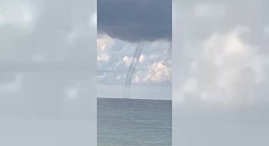 Sinop'ta denizde hortum meydana geldi