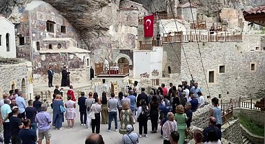 Sümela Manastırı'nda 11'inci ayin düzenlendi