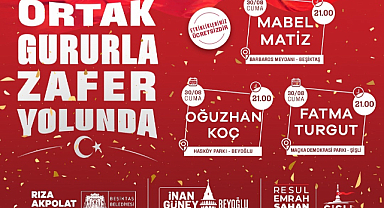 Zafer Bayramı'nda 3 belediyeden ortak kutlama 