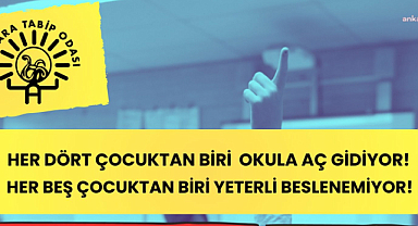 Ankara Tabip Odası, yeni eğitim öğretim yılında çocuk yoksulluğuna dikkat çekti, ücretsiz yemek çağrısında bulundu