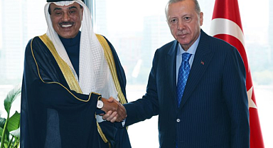 Cumhurbaşkanı Erdoğan, Kuveyt Veliaht Prensi Şeyh al Sabah ile görüştü 