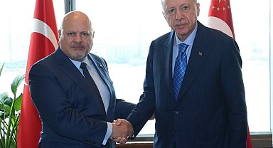 Cumhurbaşkanı Erdoğan, Uluslararası Ceza Mahkemesi Başsavcısı Khan ile görüştü