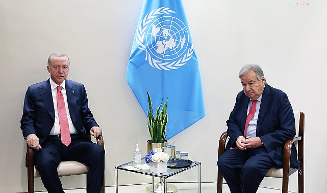 Cumhurbaşkanı Erdoğan'dan Guterres'e : "KKTC'nin devlet olarak tanınması çözümün anahtarı olacak"