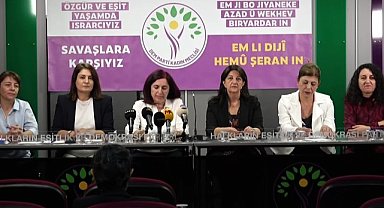 DEM Parti Kadın Meclisi'nden savaş karşıtı deklarasyon: 