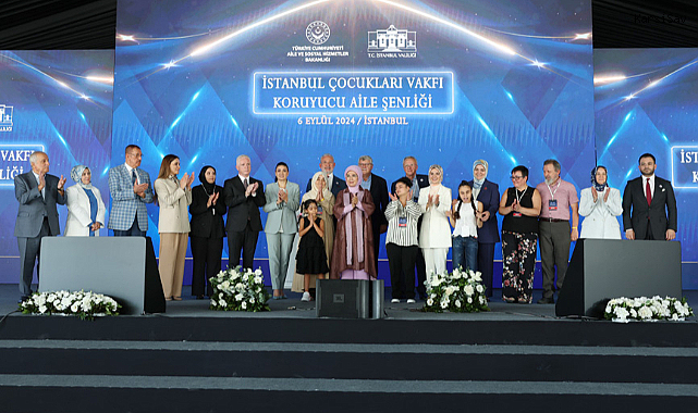 Emine Erdoğan, İstanbul Çocukları Vakfı Koruyucu Aile Şenliği’ne katıldı