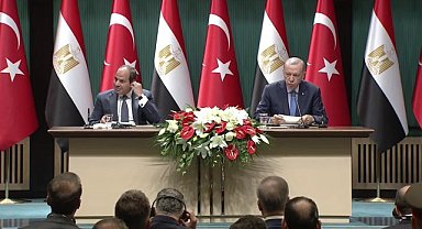 Erdoğan, 12 yıl sonra Mısır Cumhurbaşkanı Sisi ile Türkiye'de bir araya geldi: "Türkiye ve Mısır Filistin meselesinde ortak bir duruşa sahiptir"