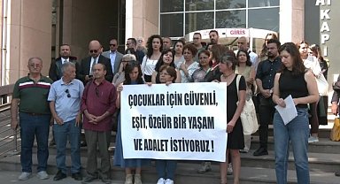 Hukuk meslek örgütleri Ankara Adliyesi önünden seslendi: Çocuklar için güvenli, eşit, özgür bir yaşam ve adalet istiyoruz