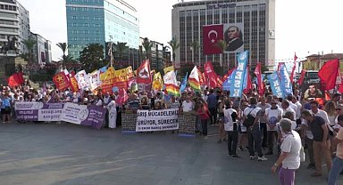 İzmir'de 1 Eylül Dünya Barış Günü'nde Emek ve Demokrasi Güçleri'nden "Barış" çağrısı