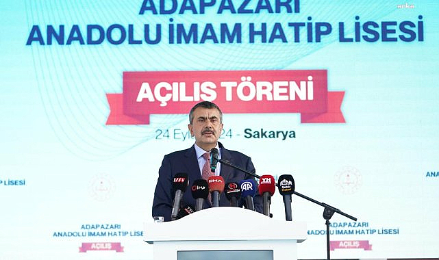 Milli Eğitim Bakanı Tekin: ''Toplumsal talep neyse onu karşılayacak şekilde imam hatip okulu açtık''