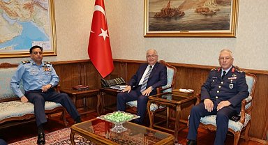 Milli Savunma Bakanı Güler, Pakistan Hava Kuvvetleri Komutanı Orgeneral Zaheer Ahmad Baber Sidhu'yu kabul etti