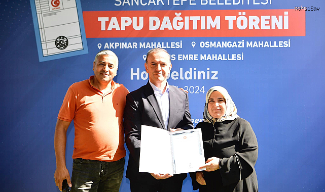 Sancaktepe'de 49 hak sahibi tapularına kavuştu