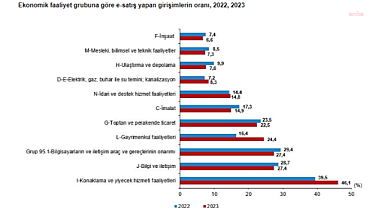 TÜİK: Bir bilgi ve iletişim uzmanı işe alan veya almayı deneyen girişimlerin yüzde 43,2'si işe alım sürecinde güçlükler ile karşılaşıyor