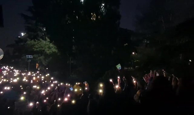 Boğaziçi Üniversitesi'nde Ayşenur ve İkbal için protesto eylemi yapıldı