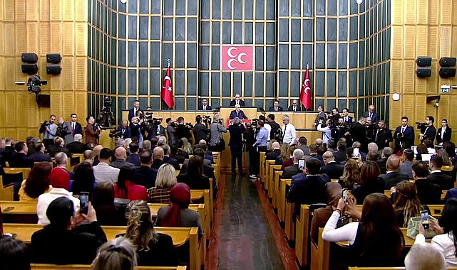 Devlet Bahçeli: "Terörist başının tecriti kaldırılırsa gelsin TBMM'de DEM Parti grubunda konuşsun"