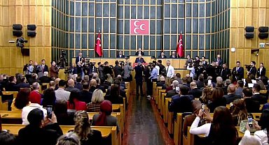 Devlet Bahçeli: "Terörist başının tecriti kaldırılırsa gelsin TBMM'de DEM Parti grubunda konuşsun"
