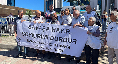 İHD İstanbul Şubesi'nden İsrail Konsolosluğu önünde eylem: 