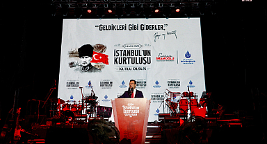 İstanbul'un kurtuluşu kutlamasında İmamoğlu: 