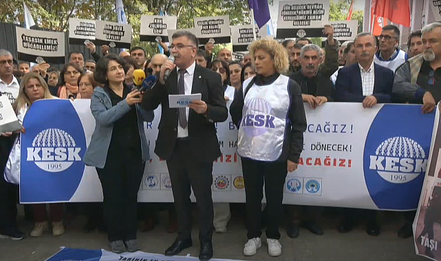 KESK Eş Başkanı Ahmet Karagöz: "OHAL KHK'leri ile işinden edilen 2 bin 521 KESK'li hala görevine iade edilmedi"