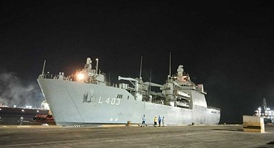 Lübnan'dan tahliye edilen Türkleri taşıyan ikinci gemi de Mersin Limanı'na geldi