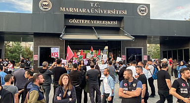 Marmara Üniversitesi'nde kadın cinayetlerini protesto eyleminde 4 genç gözaltına alındı