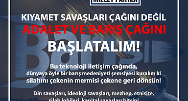 Millet Partisi Genel Başkanı Sayın Cuma NACAR: 