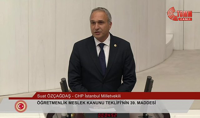 Suat Özçağdaş'tan "Öğretmenlik Meslek Kanunu" tepkisi: "AYM'den geri dönecek"