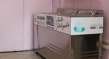 Ataşehir Belediyesi okullara su arıtma cihazı yerleştiriyor