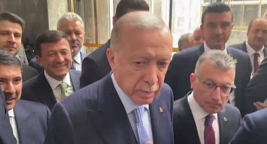 Cumhurbaşkanı Erdoğan grup toplantısı sonrası Bahçeli'nin 