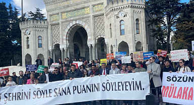 Eğitimciler Beyazıt'tan seslendi: Mülakat zulümdür, gasptır