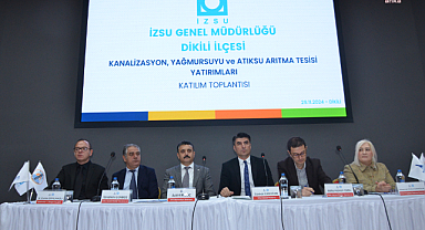 İZSU, Dikili'de 66 milyon euroluk yatırımla hayata geçecek arıtma tesisini tanıttı