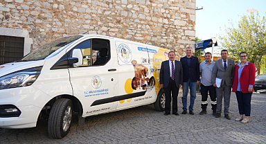 Milas Belediyesi’nin Canlı Hayvan Nakil Aracı hizmete girdi