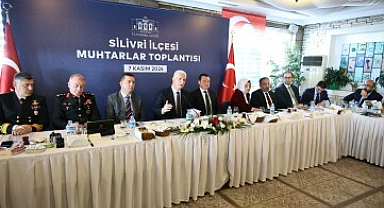 Silivri Muhtarlar Toplantısına İstanbul Valisi Davut Gül katıldı