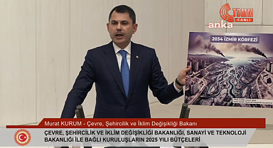 Bakan Kurum'dan yapay zeka ile İzmir körfezi fotoğrafı: 