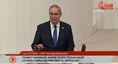 CHP'li Öztrak: 