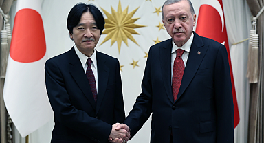 Cumhurbaşkanı Erdoğan, Japonya Altes Veliaht Prensi Fumihito'yu kabul etti