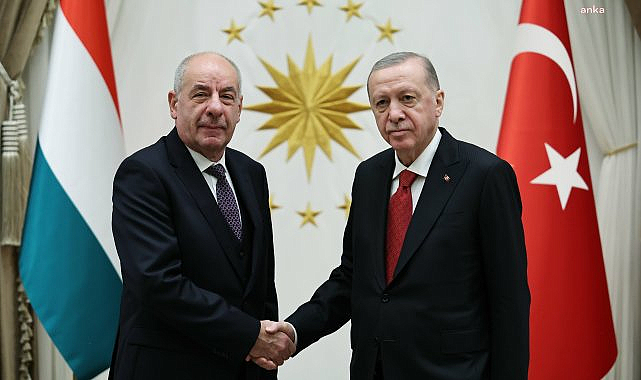 Cumhurbaşkanı Erdoğan, Macaristan Cumhurbaşkanı Şuyok ile bir araya geldi