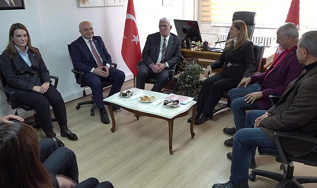 Dervişoğlu, DİSK Genel Başkanı Arzu Çerkezoğlu'nu ziyaret etti
