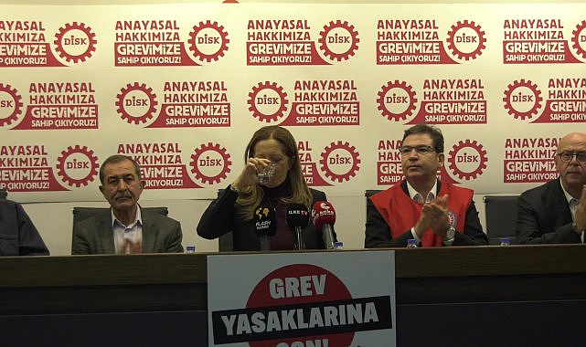 DİSK Başkanı Çerkezoğlu: Hak aramayı milli güvenliğe aykırı ilan etmek, işçi sınıfının emeğini yok saymak demektir