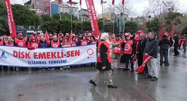 Emekliler, Kartal Meydanı'ndan seslendi: 