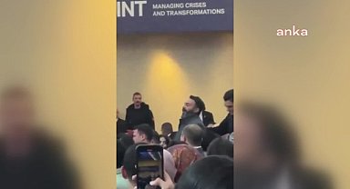 Erdoğan konuşurken İsrail ile ticaretin kesilmesini isteyen 9 protestocu tutuklandı