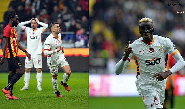 Galatasaray, deplasmanda Kayserispor'u 5-1 mağlup etti