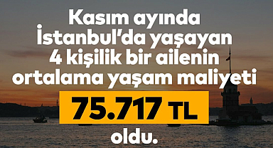 İstanbul Planlama Ajansı: İstanbul'da yaşamanın maliyeti 75 bin 717 lira