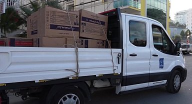 Kuşadası'nda kış desteği, soba yardımı ile sürüyor