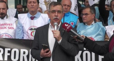 Aile hekimlerini iş bırakma eyleminin 3'üncü gününde genel grev sinyali