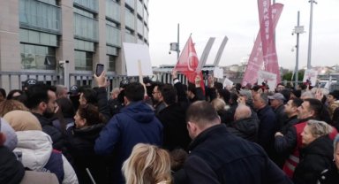 Çağlayan'da CHP'lilerin ile polis arasında gerginlik