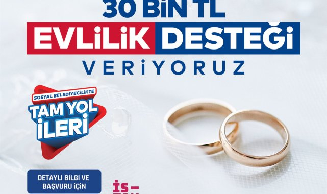 İmamoğlu'ndan yeni evlenecek ihtiyaç sahibi çiftlere 30 bin TL destek
