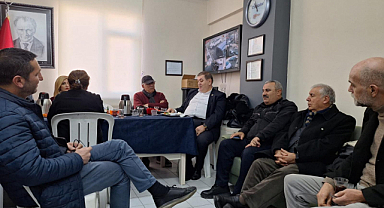 Kartal Topselvi Mahalle Muhtarı Singün, basın mensuplarını ağırladı