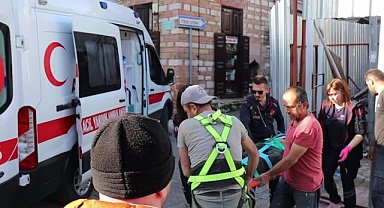 Muğla'da Tarihi Vakıflar Hamamı restorasyonunda iş kazası