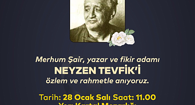 Neyzen Tevfik Kartal’daki Kabri Başında Anılacak